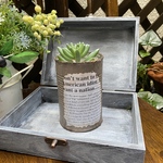 シャビーなリメ缶