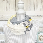 ナツノカオ 21328 春 夏 秋 スヌード ストール　スカーフ　マフラー　大人　くすみカラー