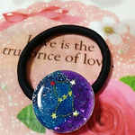 再販×6♡紫の月…星月彩(ฅ´ω`ฅ)ヘアゴム
