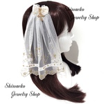 【再販開始】ロズレイス＊英国風ロングベールヘアクリップ【1個入り】