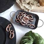 6Ｐ　大人シックな　チェーンパーツ／アクリルパーツ　ハンドメイドアクセサリー材料 アクリルパーツ　プラスチックパーツ