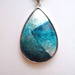 七宝焼ペンダント「京の青  part2」