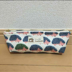 北欧ハリネズミ青＊ペンケース