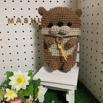 カワウソのオーネスティ君⭐︎スマホポーチ 
