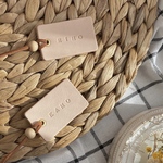 再⭐︎専用ページ　レザーネームタグ　キーホルダー　スエードコード