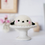 小動物帽子 羊毛フェルト アニマル帽子「シマエナガ」