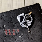 【7/11 21時半〜】ピックwithギターのブローチ　★ROCK PUNK STAR CAT★