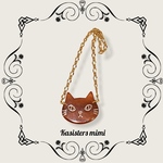  【送料無料】現品限り・再販なし ねこショルダーバック(べっ甲)【ブライス】【ブライスアウトフィット】【ブライスアクセサリー】【リカちゃん服】【リカちゃん】