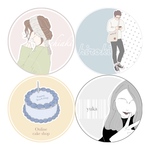 【𝙊𝙋𝙀𝙉 価格】アイコン イラスト 似顔絵 線画 SNS インスタ Instagram インスタグラム LINE ライン Twitter ツイッター 