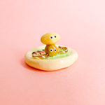 からあげとレモンの小物入れ