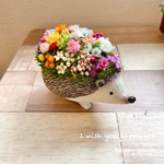  《新作》＊＊ハリネズミ🦔フラワーポット＊。・＊