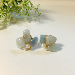 天然石アクアマリンのピアス2