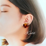 夏のクリア✨べっこう風イヤリング/ピアス