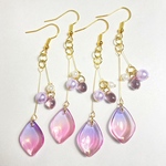 【あつ様専用】ひらりとふっかピアス💜