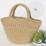 【連休SALE】麻紐バッグ♦ちょっとそこまで夏バッグ♦かごバッグ