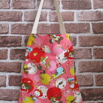 ☆SALE☆　赤ずきん柄のくったりバッグ　（ピンク）