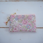 ★One side all skeleton pouch　LIBERTY　ベッツィ　プリムローズヒル　Primrose Hill◆マスクケース　小物入れ　カードケース