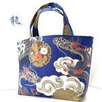 龍柄《紺》 ミニトートバッグ