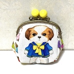 コロンと　がま口ポーチ　コヤンイサムチョン　アンコちゃん