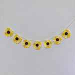ひまわりのガーランド🌻　グラデーションyellow