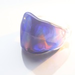 アンビエント ブルー：Ring #19：波動玉® 【現品一点もの／価格据置】