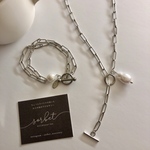 mantel × baroque pearl bracelet ∴ ステンレス