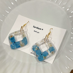 ❤︎つやつや✨紫陽花ピアス❤︎
