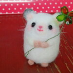 <Sさまオーダー品>四つ葉をどうぞ♥ハムちゃんより