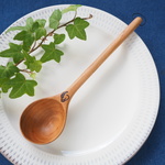 tsukapy様用オーダー作品-山桜の持ち手の長いメジャースプーン（大さじ15cc用）長さ18.2cm