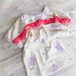 120 ボリュームフリルTシャツ（ペンギンソーダ）