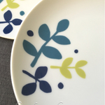 【北欧柄】ペア・リーフプレート