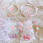 ｟送料無料｠ゆめかわ♡ビーズブレスレット☆２個セット☆