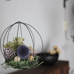 wire ball（ブルー系）　Ｌサイズ