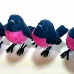 羊毛セグロサンショクヒタキマスコット(小)