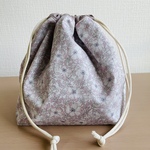 sale♪ リバティ巾着(メイモリース/ピンク系)