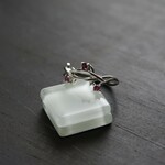 ルビー　3粒リエルリング　SILVER925　