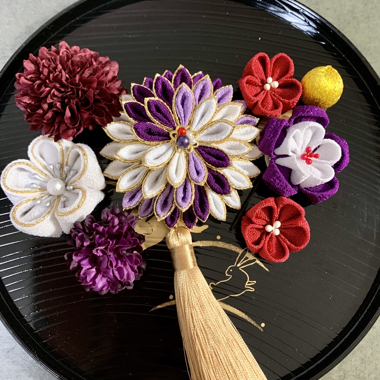 めちゃかわ♡七五三着物＆手作りのつまみ細工