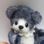 Pipica World ⊂(^(工)^)⊃ #1460　濃紺　チップドモヘア　テディベア
