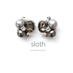 gray cotton pearl × silver