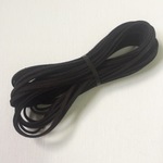 再販 合皮　スウェード紐　約６m　こげ茶