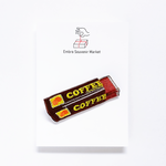 昔懐かしのコーヒーガム　刺繍 ブローチ
