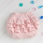 3段フリルブルマ♡しなやかWガーゼ♡ペールピンク
