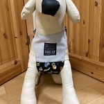 中型･大型犬用 クールエプロン retroシリーズ 切り替えカメラ柄