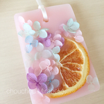 アロマワックスサシェ☆オレンジ&紫陽花