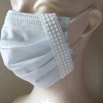 不織布マスクにぴったりフィット★立体インナーマスク★ケミカルレース