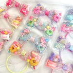 シャカシャカヘアゴム♡ドーナツ&クッキーハート♡夏リボン