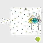 (Android) ジュエルズ手帳型スマホケース　