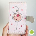 ☆再販1☆Android オーロラ手帳型スマホケース　