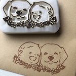 【受注生産】ラブとあかちゃんの優しいはんこ