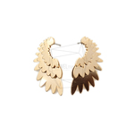 ERG-1715-G【2個入り】エンジェルウィングピアス ,Angel Wing Hook Post Earring